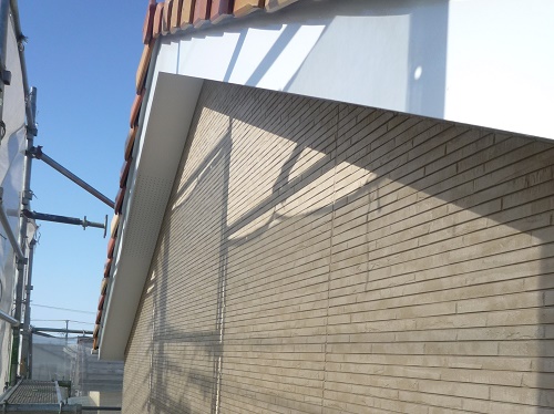 外壁張替工事　外壁張り