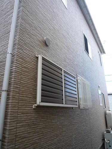 外壁張替工事　仕上げ