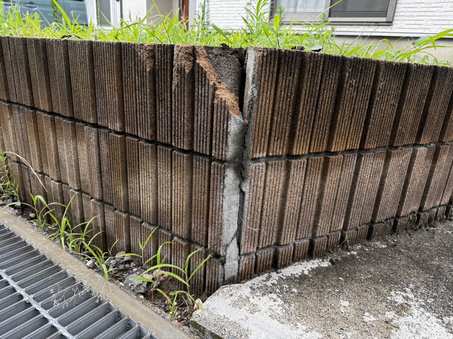 ブロック破損