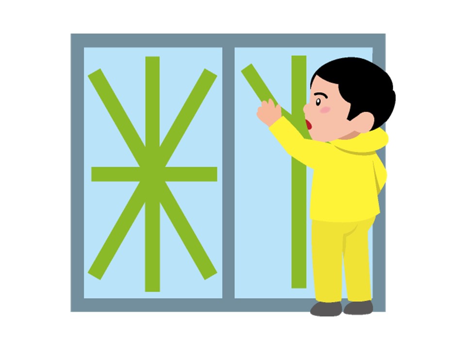 ポリカにテープを張る行為