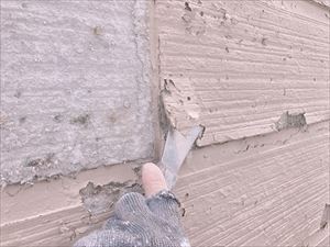 外壁　ケレン作業