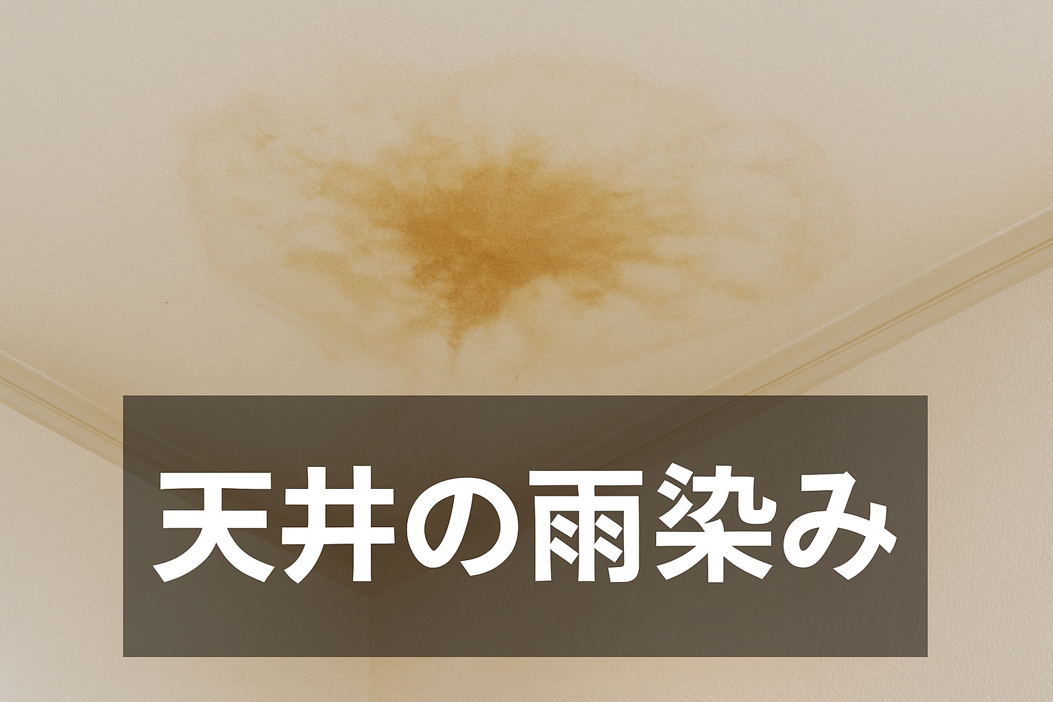 天井の雨染み・内部結露
