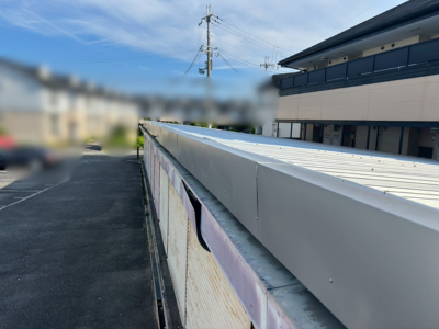 田原本町の駐車場ガレージ屋根完成