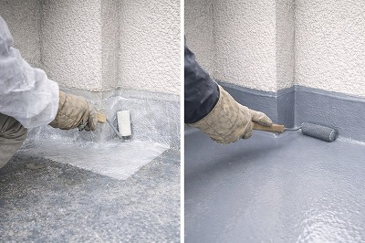 使用した防水材料と耐久性の違い