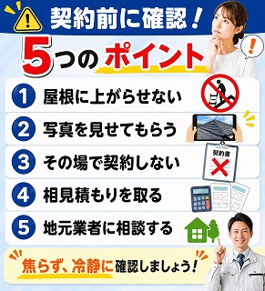 奈良市で訪問販売契約前に確認したい項目