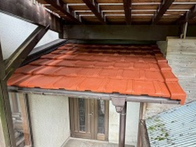 大和郡山市で明るい屋根へ一新
