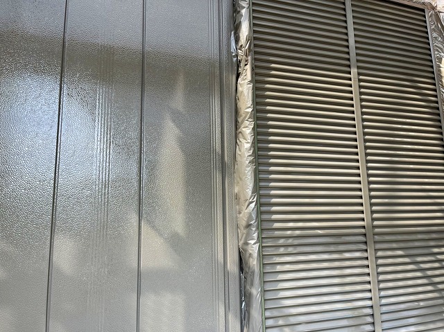 雨戸　塗装完了