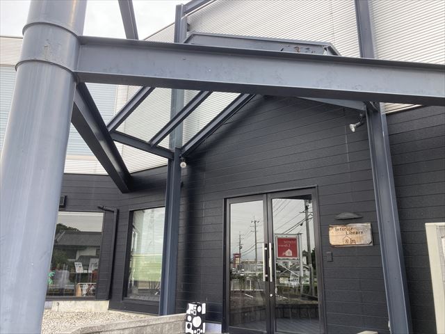 大和郡山市鉄骨塗装工事前正面側