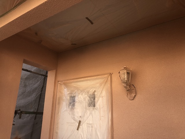 上塗り１回目完了