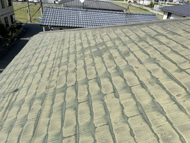劣化したカラーベスト屋根