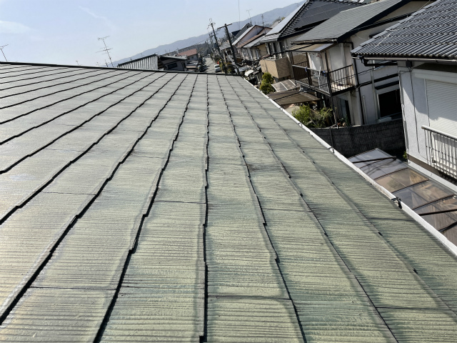 劣化したカラーベスト屋根２