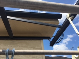 テラス屋根損傷