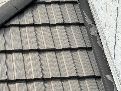 奈良市ダイワハウス住宅雨押さえ板金の劣化