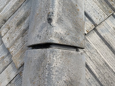 奈良市ダイワハウス住宅棟瓦が本来の位置からずれている