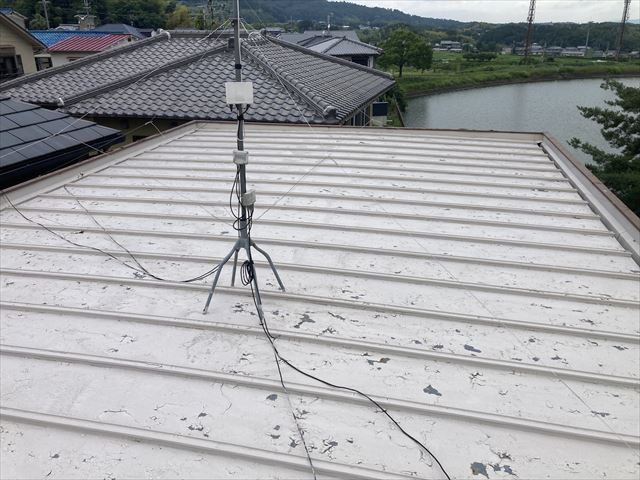 橿原市トタン屋根劣化状況