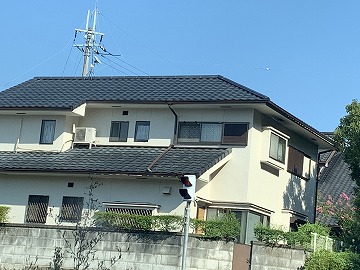 モニエル瓦をROOGA雅へ葺き替え