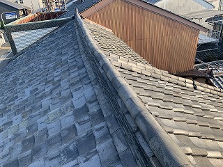 和瓦葺き替え前