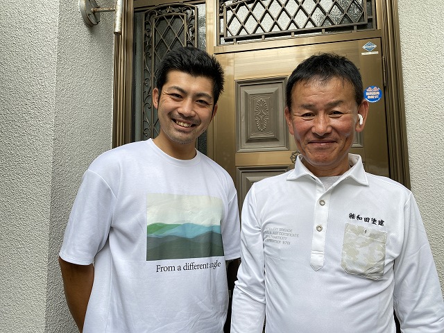 お客様との写真