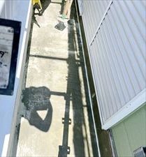 ベランダプライマー塗布完了
