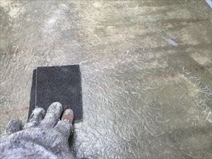 FRP防水樹脂　ケレン、ペーパー
