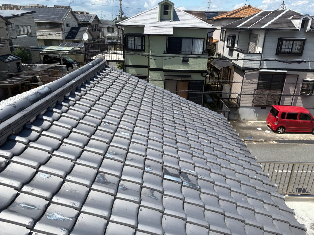 瓦屋根全体の状態