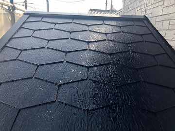 下屋根仕上がり