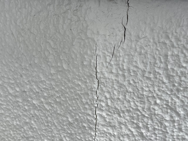 ベランダの内壁の現状