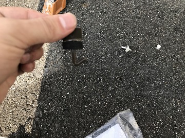 固定フック加工