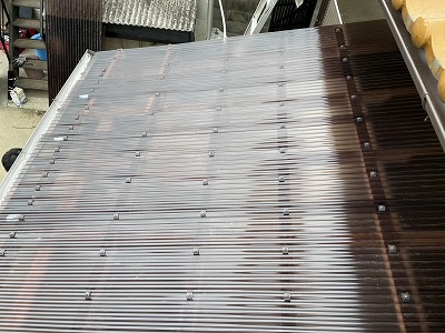 大和郡山市見違えるようなテラス屋根に生まれ変わり