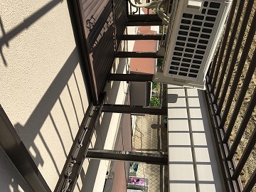 ベランダ撤去、新設