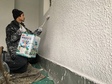 外壁上塗り