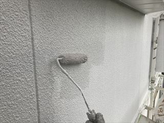 モルタル外壁上塗り1回目
