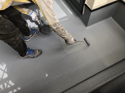 ベランダの仕上げ