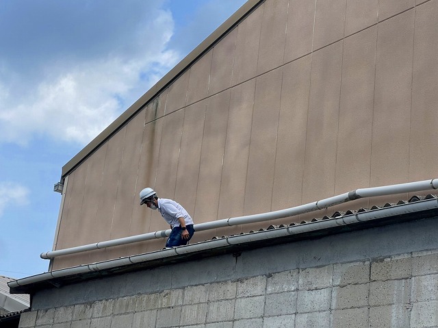 ブロック壁屋根　現調