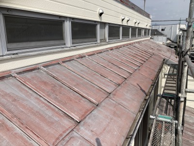 瓦棒屋根劣化状況