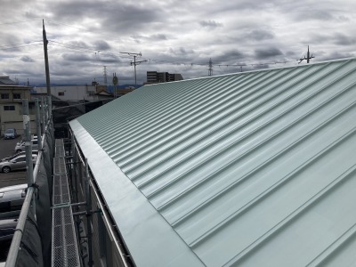 上塗り１回目完了