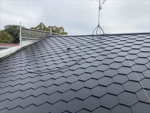 屋根の仕上げ２回目