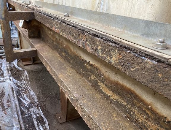 架台　ケレン完了