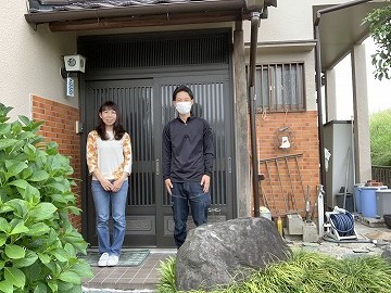 お客様との写真