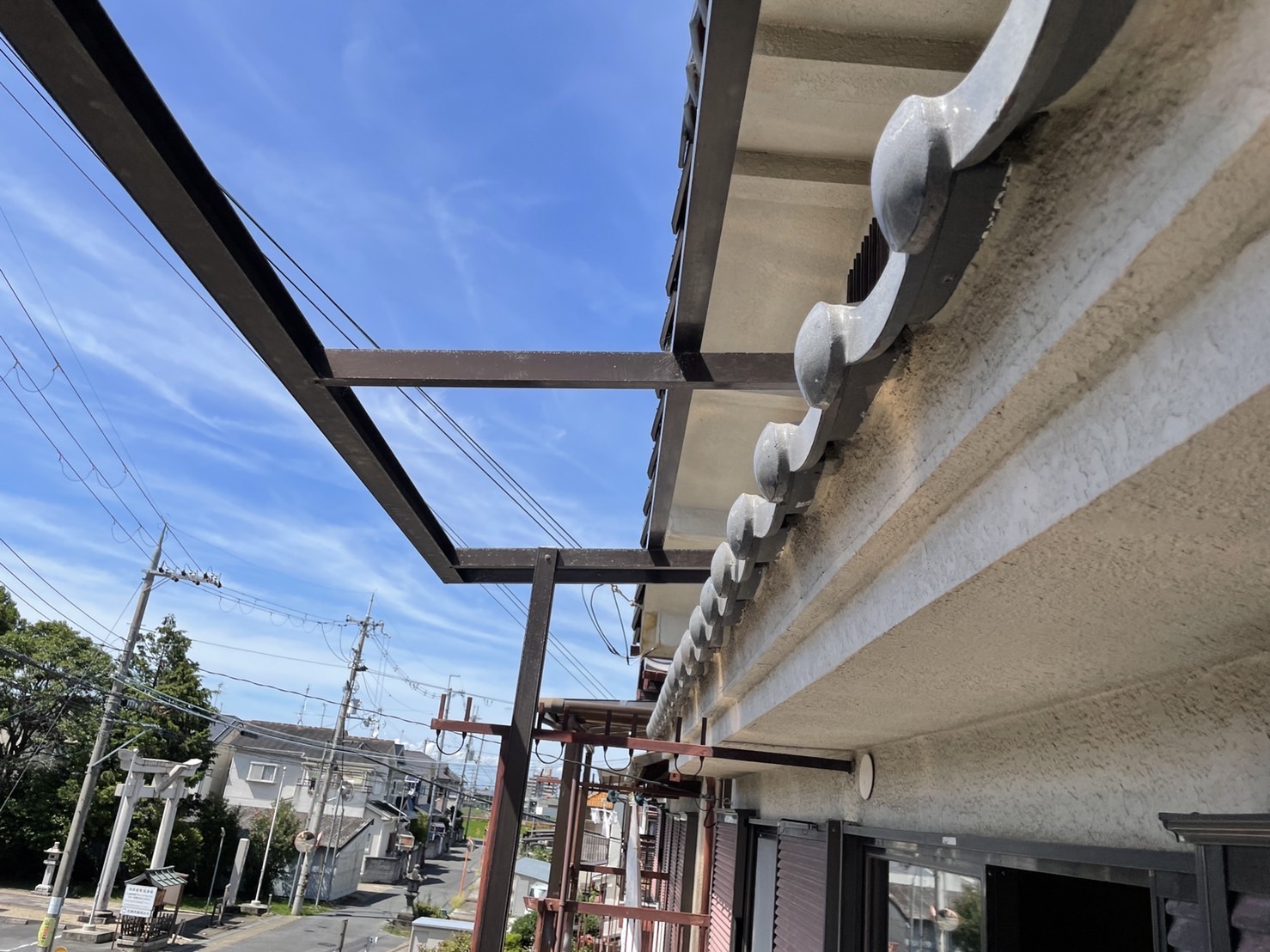 全く波板がない状態