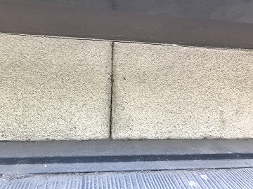 外壁のひび割れ