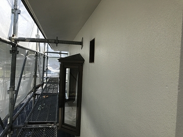 上塗り後 外壁