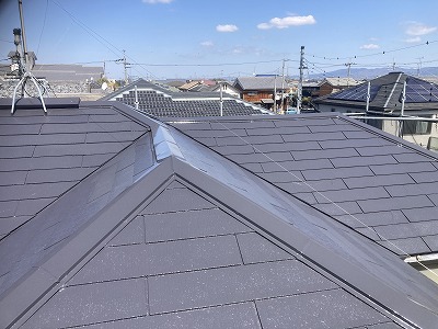 大和郡山市シリコン塗料で塗装完了