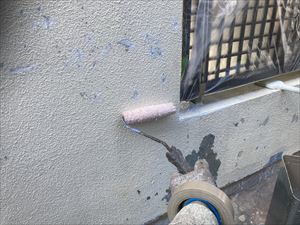 塀　シーラー塗布