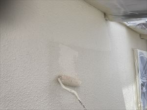 外壁　上塗２回目塗装