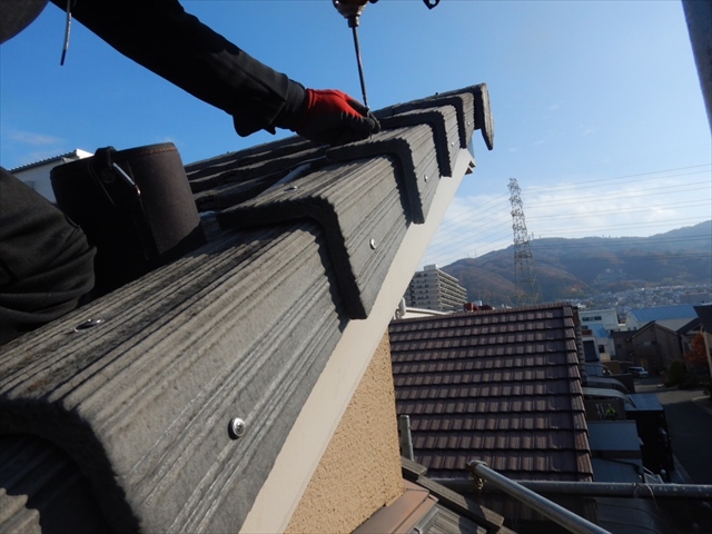 ケラバ施工完了2