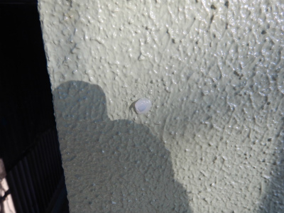 雨樋　撤去後　コーキング