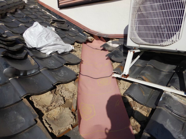 ルーフィング材設置