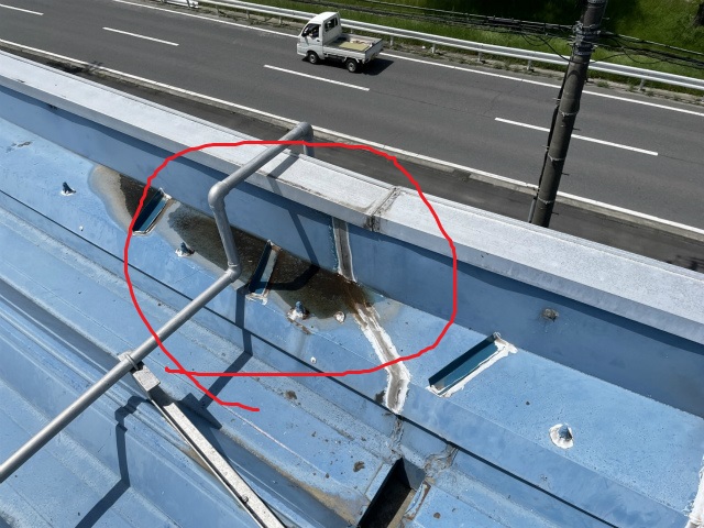 雨漏り原因箇所