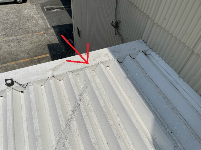 雨漏り暫定箇所